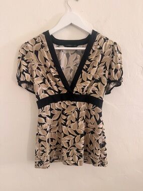 Vintage BCBG Printed Blouse